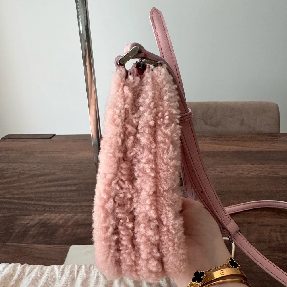 SOLD Loro Piana Shearling Leather Milky Way Bag - Picture 5 of 14